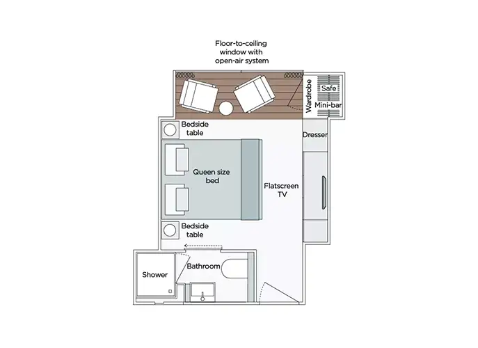 A Emerald Panorama Balcony Suite