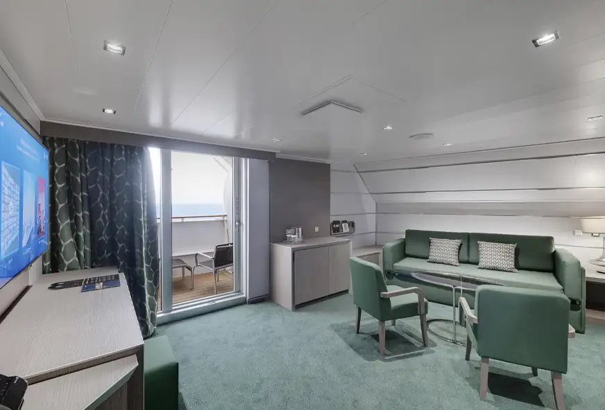 YCT Suite Executive e Family MSC Yacht Club con balcone