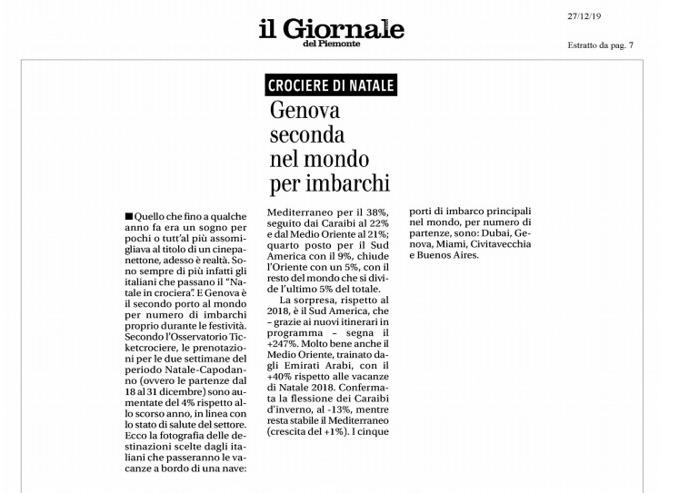 rassegna stampa giornale piemonte